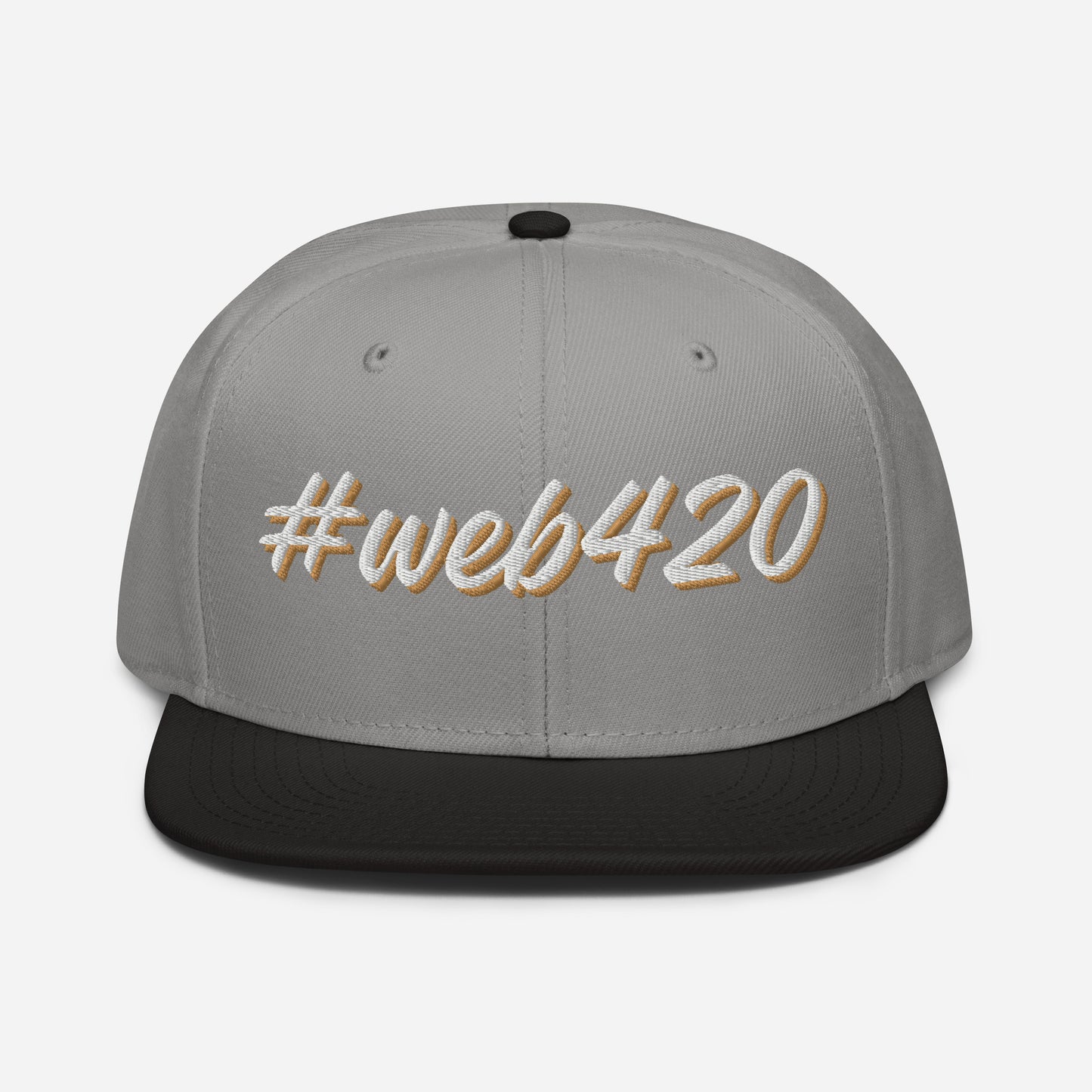 CannaBuddies #web420 Embroidered Snapback Hat