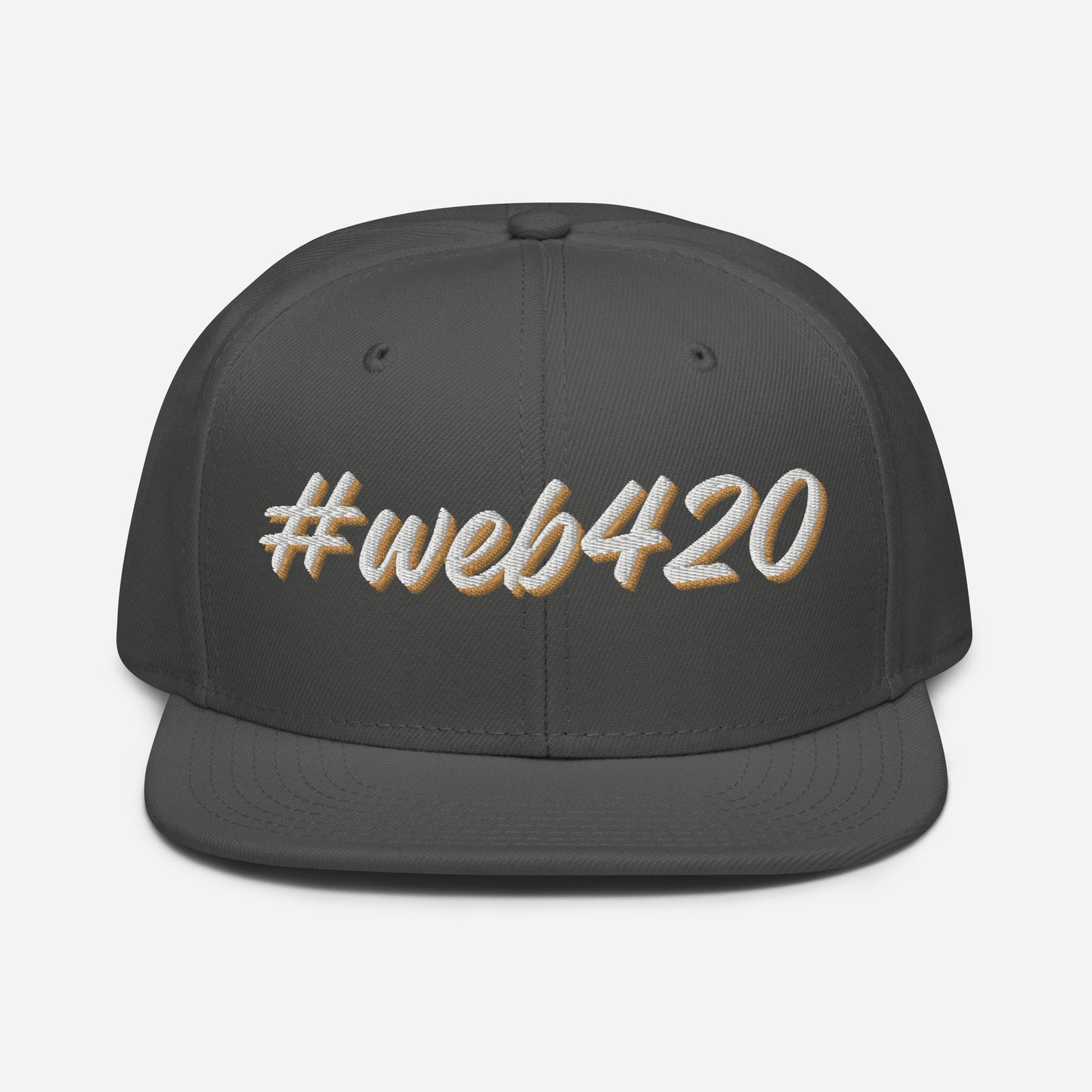 CannaBuddies #web420 Embroidered Snapback Hat