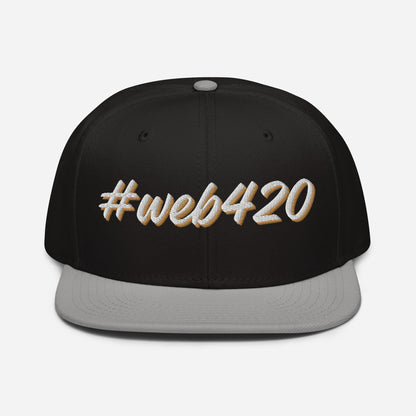 CannaBuddies #web420 Embroidered Snapback Hat