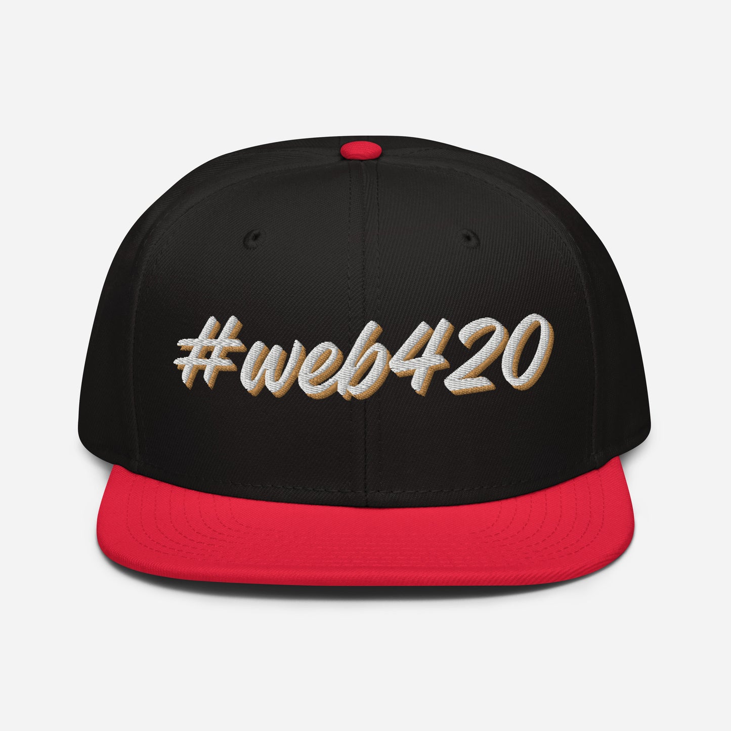 CannaBuddies #web420 Embroidered Snapback Hat