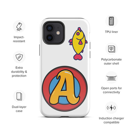 The Appreciators Circle A Fish Tough Case for iPhone®