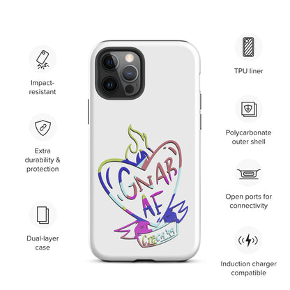 Gnar AF Multicolor Logo Tough Case for iPhone®