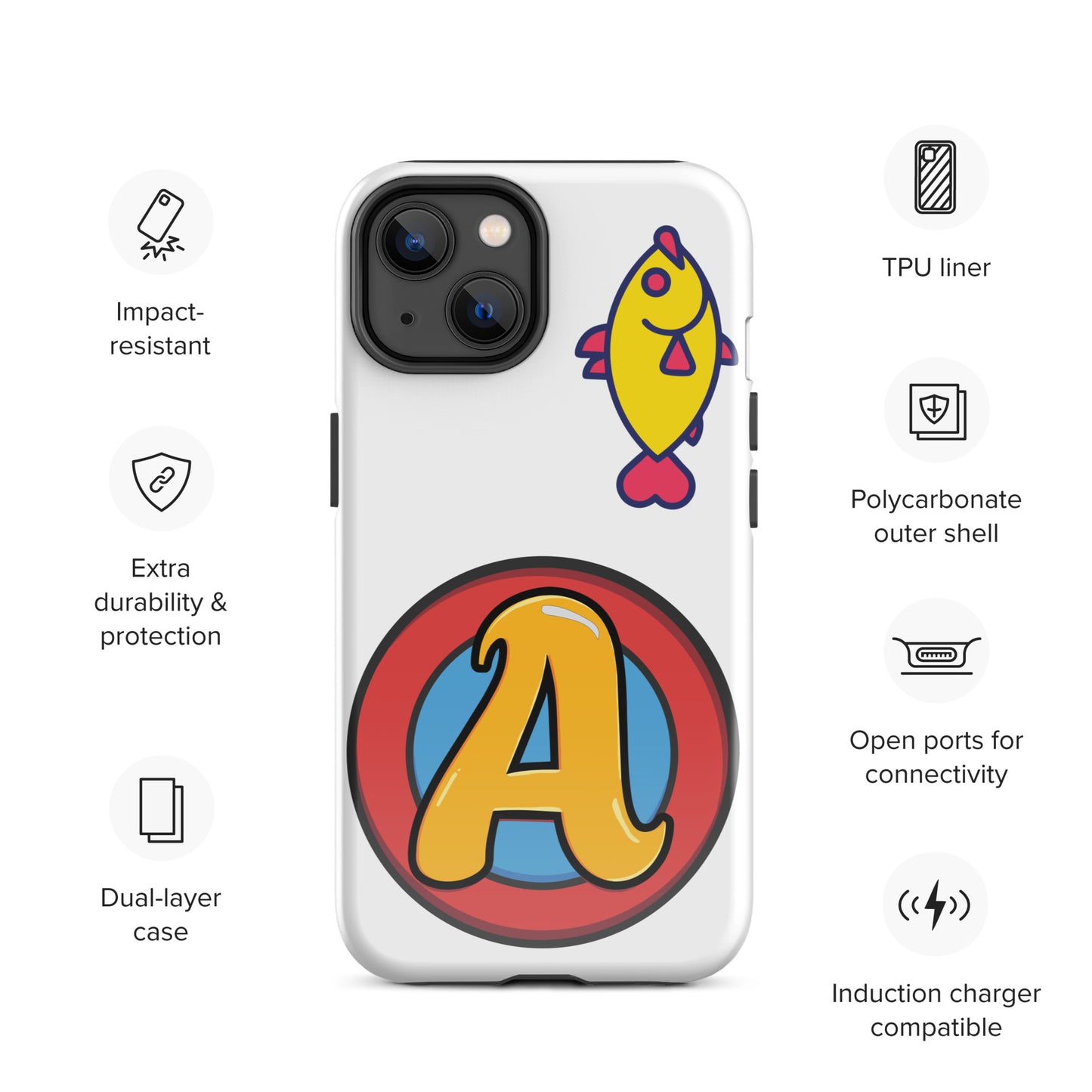 The Appreciators Circle A Fish Tough Case for iPhone®