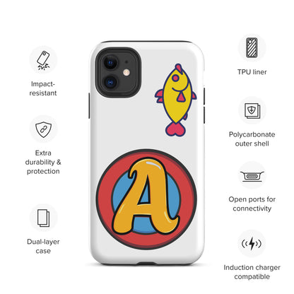 The Appreciators Circle A Fish Tough Case for iPhone®