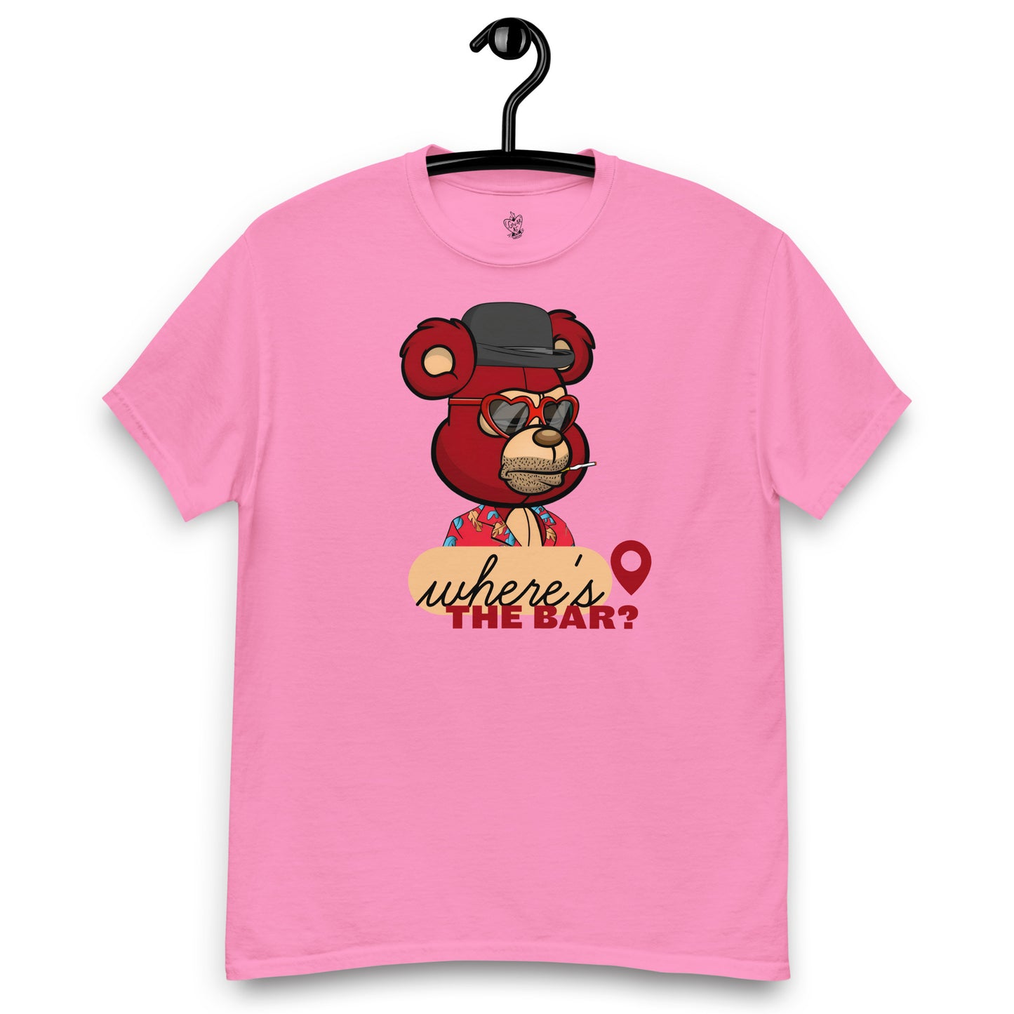 Bad Ted #9557 Where's the Bar GnarFather Unisex classic tee