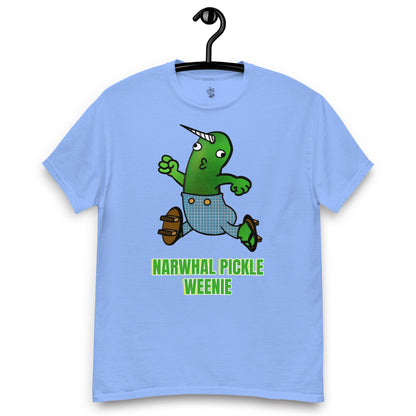 Wayward Weenies #1258 Narwhal Pickle Weenie GnarFather Unisex classic tee