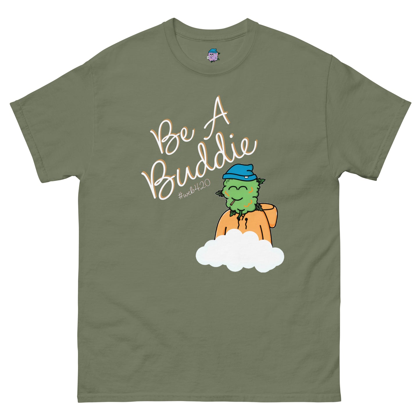 CannaBuddies Be A Buddie with Cloud Unisex classic tee