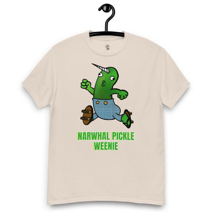 Wayward Weenies #1258 Narwhal Pickle Weenie GnarFather Unisex classic tee