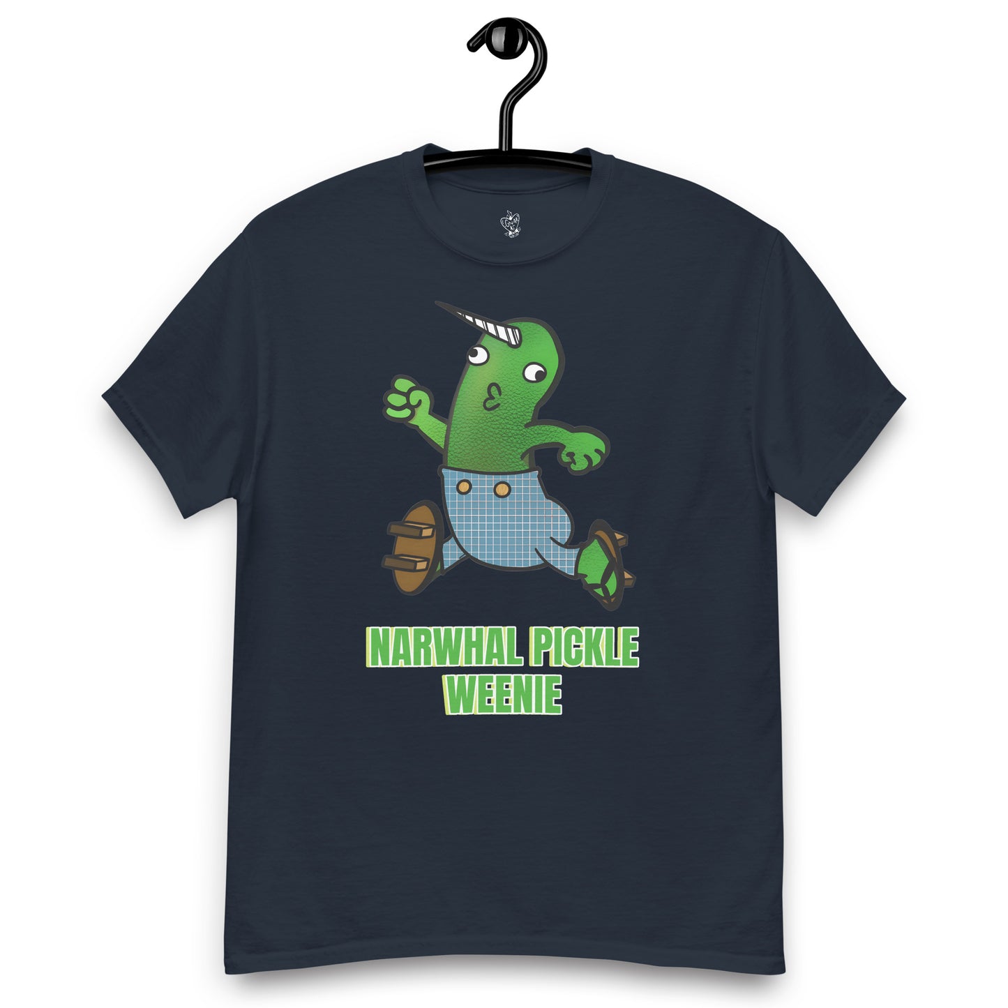 Wayward Weenies #1258 Narwhal Pickle Weenie GnarFather Unisex classic tee