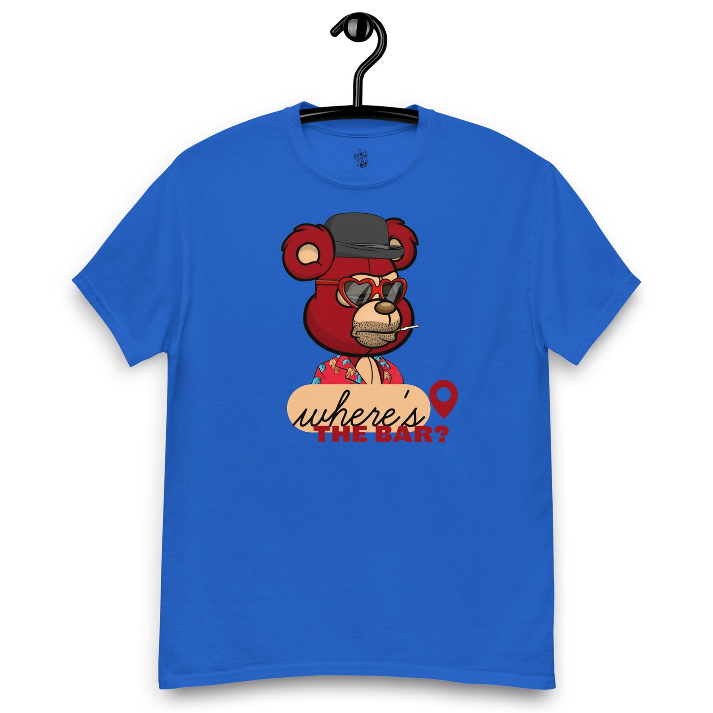 Bad Ted #9557 Where's the Bar GnarFather Unisex classic tee