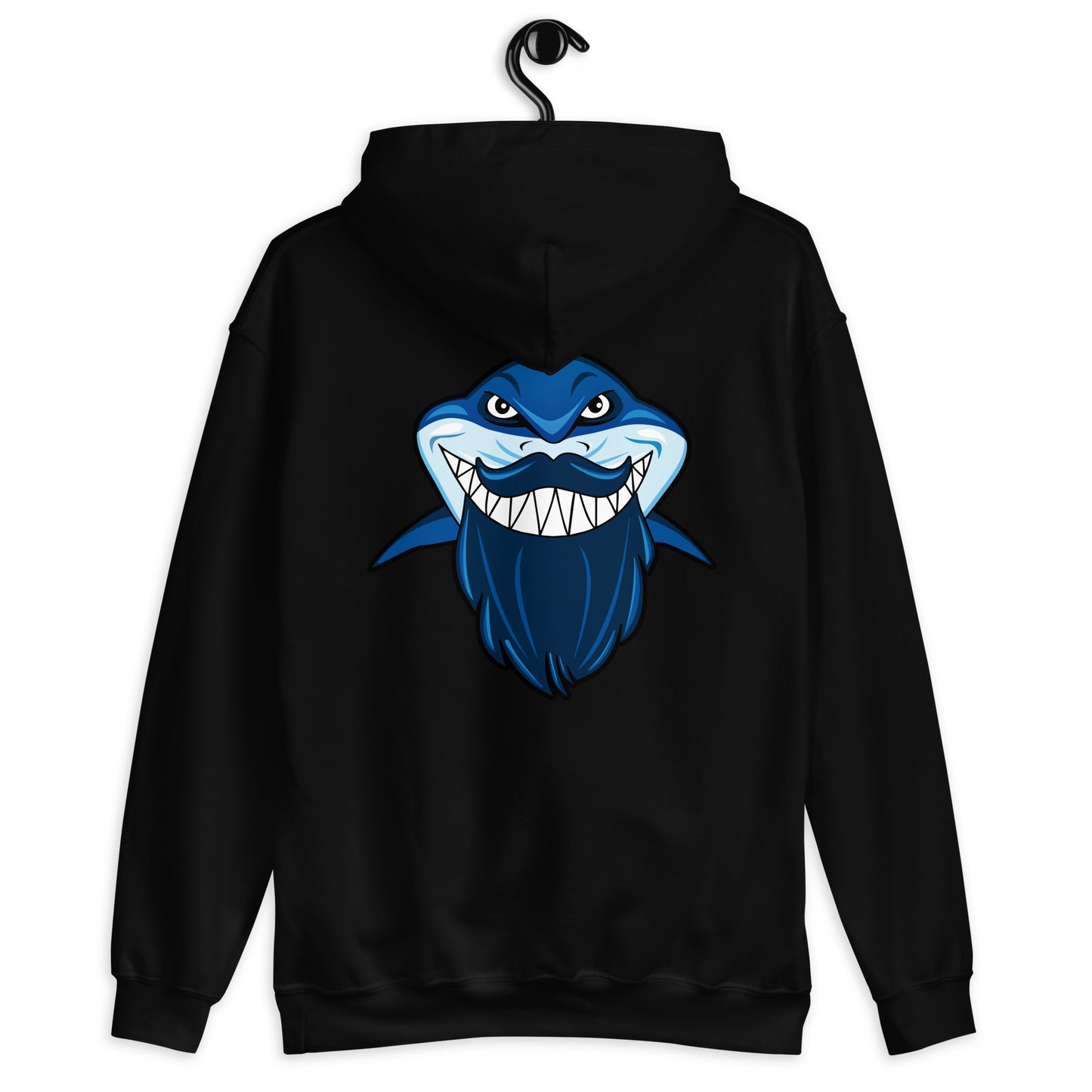 SSU Unisex Pullover Hoodie Salty Sharks Uprising Bluebeard Back