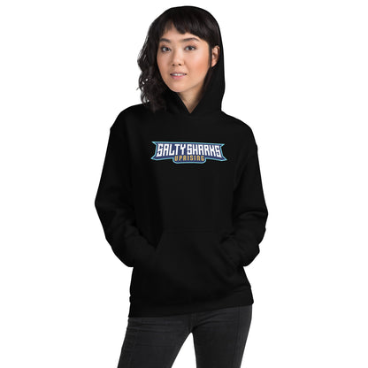 SSU Unisex Pullover Hoodie Salty Sharks Uprising Alexina Back