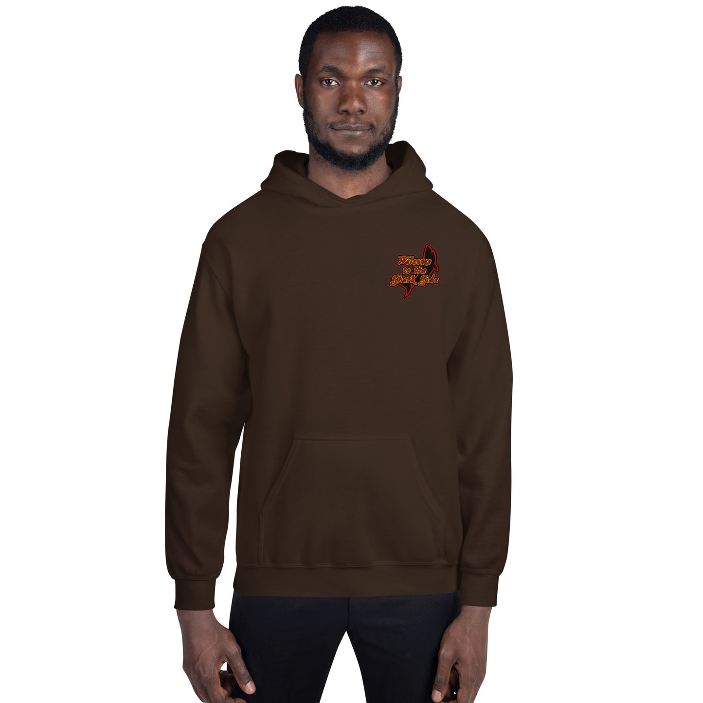 SSU Unisex Pullover Hoodie Welcome to the Shark Side Feeding Frenzy Back