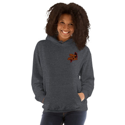 SSU Unisex Pullover Hoodie Welcome to the Shark Side Feeding Frenzy Back