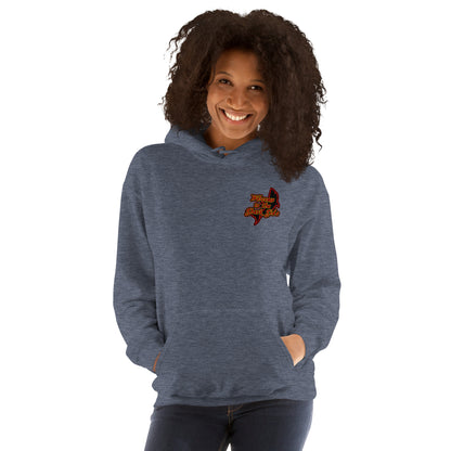 SSU Unisex Pullover Hoodie Welcome to the Shark Side Feeding Frenzy Back