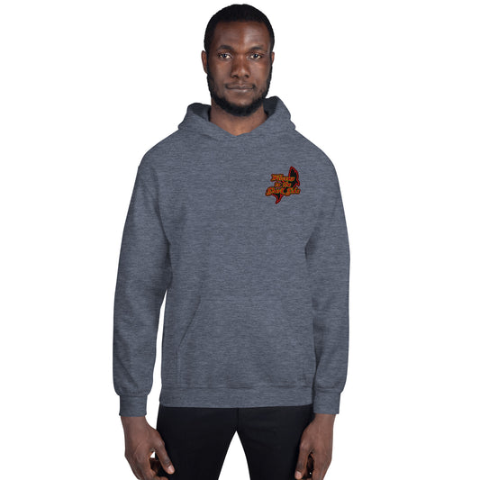 SSU Unisex Pullover Hoodie Welcome to the Shark Side Feeding Frenzy Back