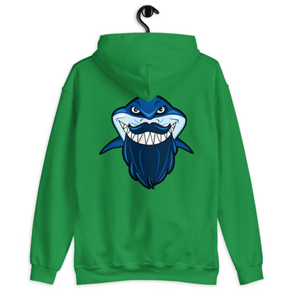 SSU Unisex Pullover Hoodie Salty Sharks Uprising Bluebeard Back