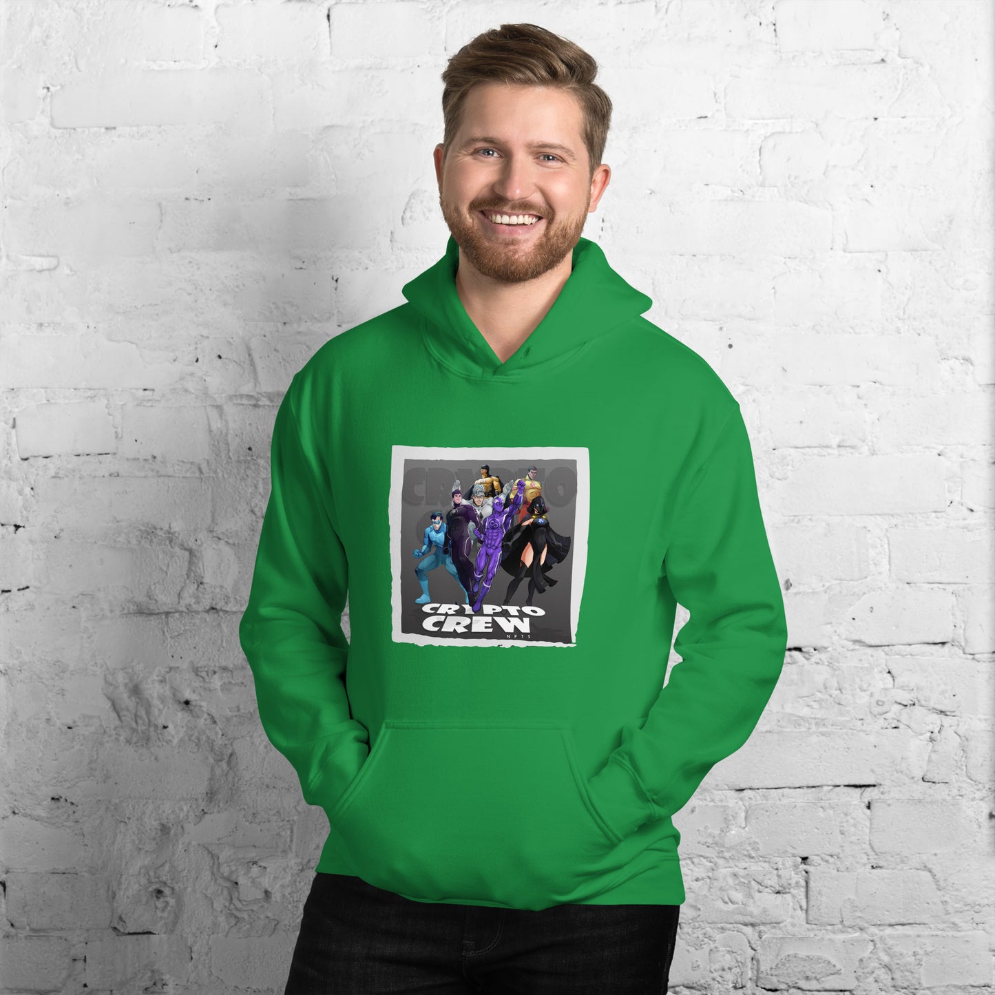 Crypto Crew con sudadera con capucha Frame