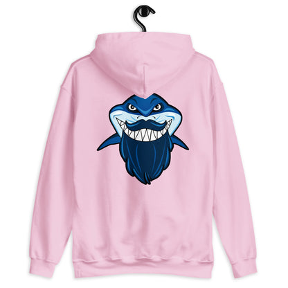 SSU Unisex Pullover Hoodie Salty Sharks Uprising Bluebeard Back