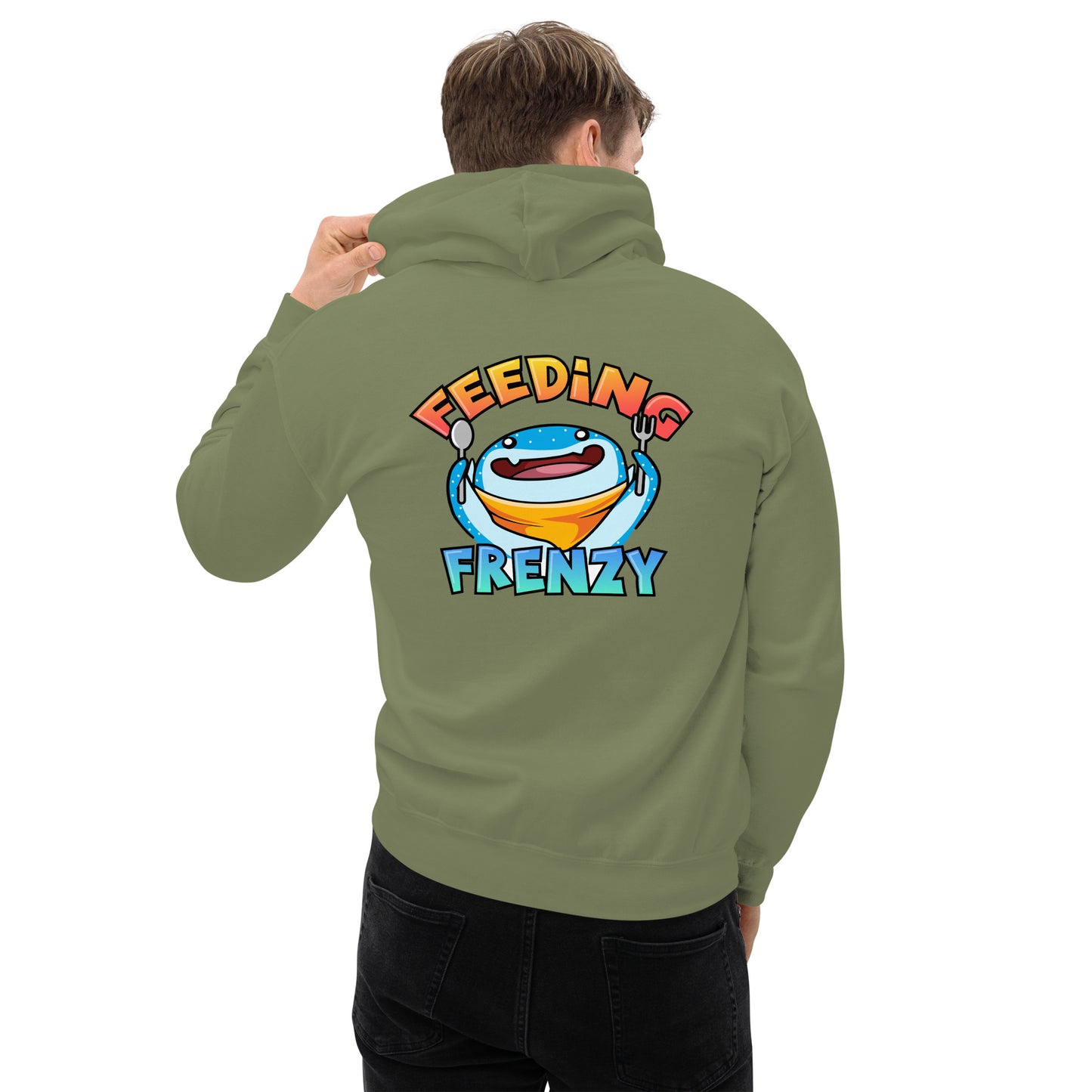 SSU Unisex Pullover Hoodie The Uprising Feeding Frenzy Back