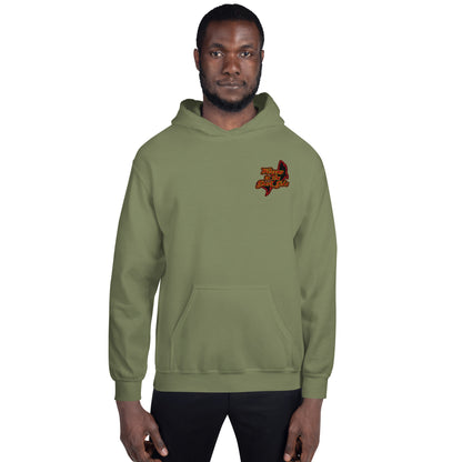 SSU Unisex Pullover Hoodie Welcome to the Shark Side Feeding Frenzy Back