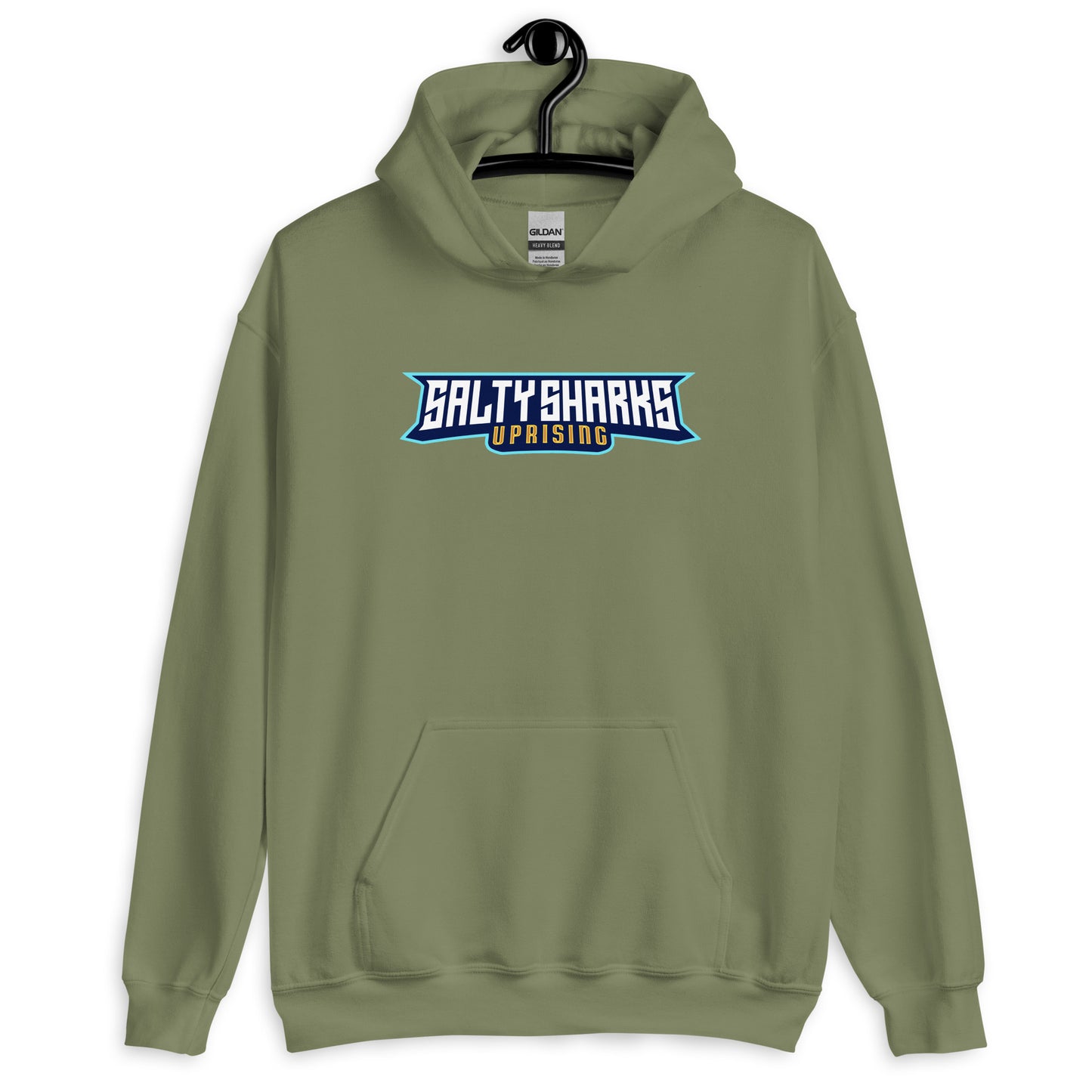 SSU Unisex Pullover Hoodie Salty Sharks Uprising Front