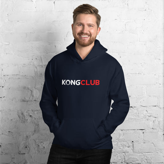 Sudadera con capucha unisex Kong Club Steampunk con logotipo rojo