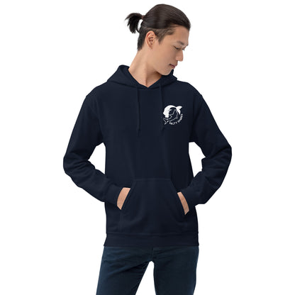 SSU Unisex Pullover Hoodie White Sharks Front