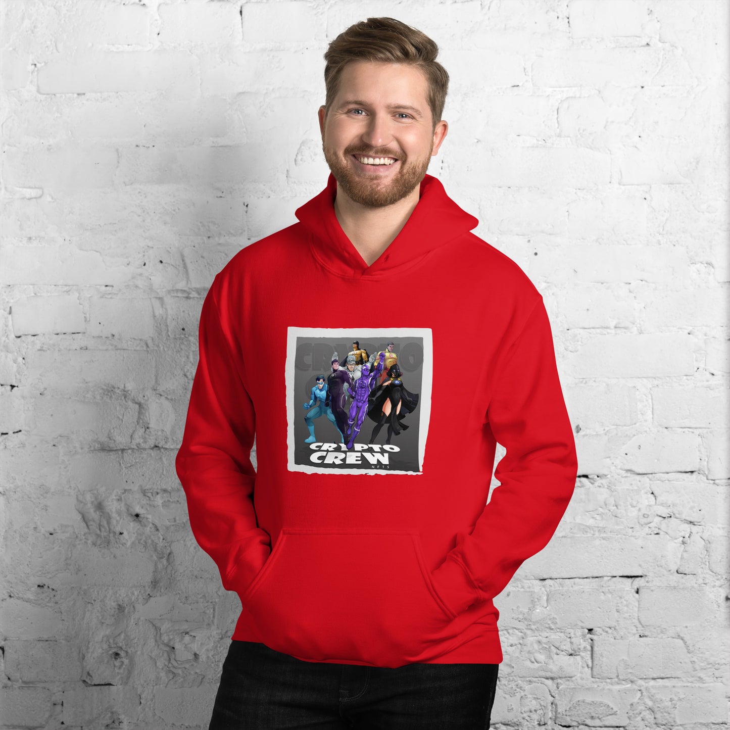 Crypto Crew con sudadera con capucha Frame