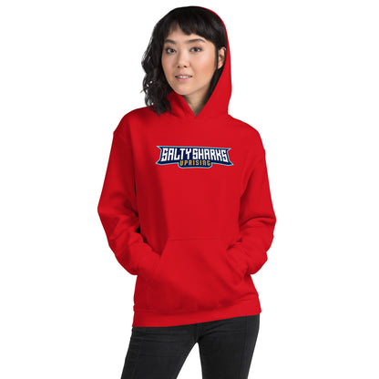 SSU Unisex Pullover Hoodie Salty Sharks Uprising Alexina Back