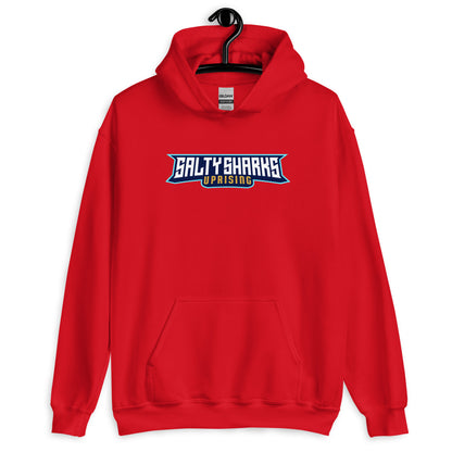 SSU Unisex Pullover Hoodie Salty Sharks Uprising Front