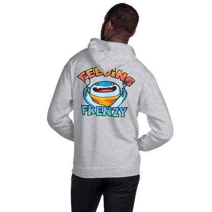 SSU Unisex Pullover Hoodie Welcome to the Shark Side Feeding Frenzy Back