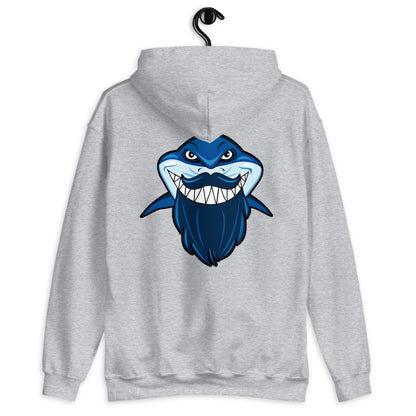 SSU Unisex Pullover Hoodie Salty Sharks Uprising Bluebeard Back