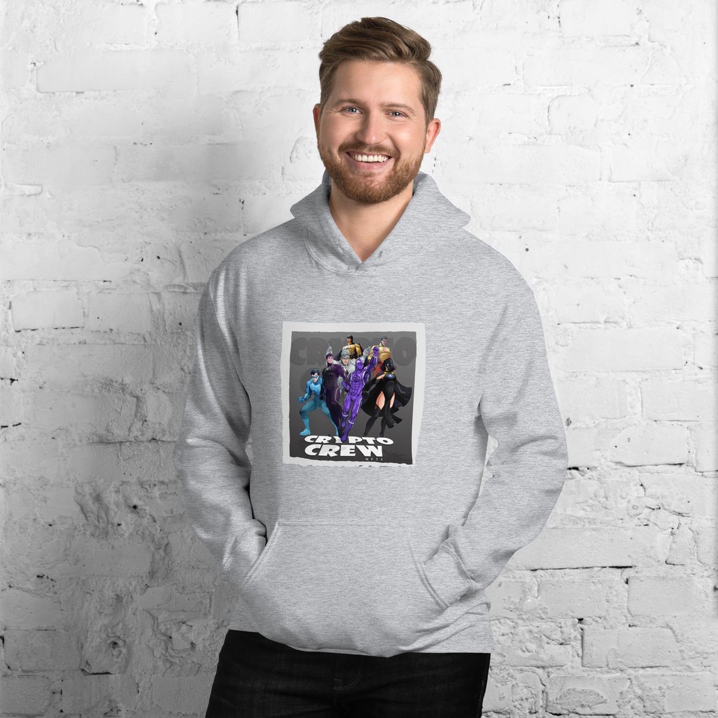 Crypto Crew con sudadera con capucha Frame