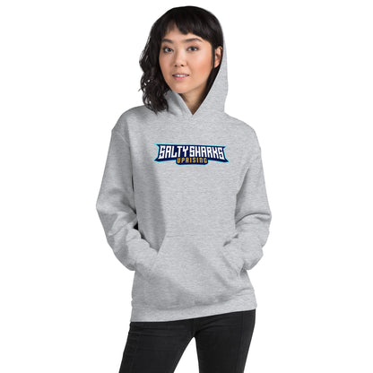 SSU Unisex Pullover Hoodie Salty Sharks Uprising Alexina Back