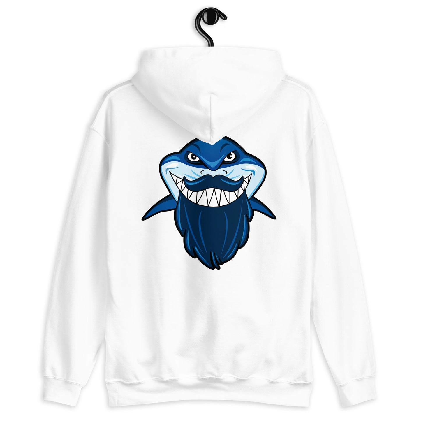 SSU Unisex Pullover Hoodie Salty Sharks Uprising Bluebeard Back