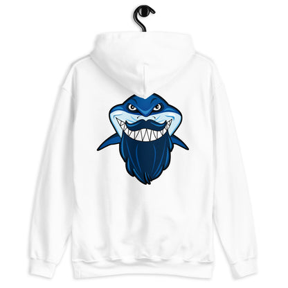 SSU Unisex Pullover Hoodie Salty Sharks Uprising Bluebeard Back