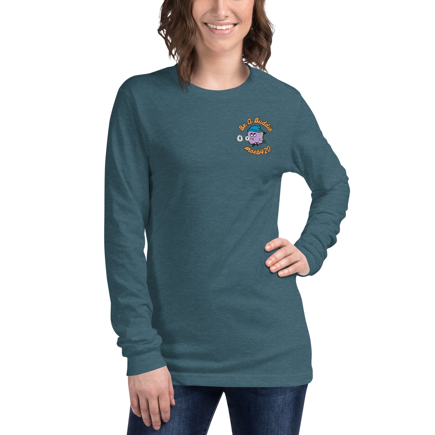 CannaBuddies Be a Buddie Nug Unisex Long Sleeve Tee