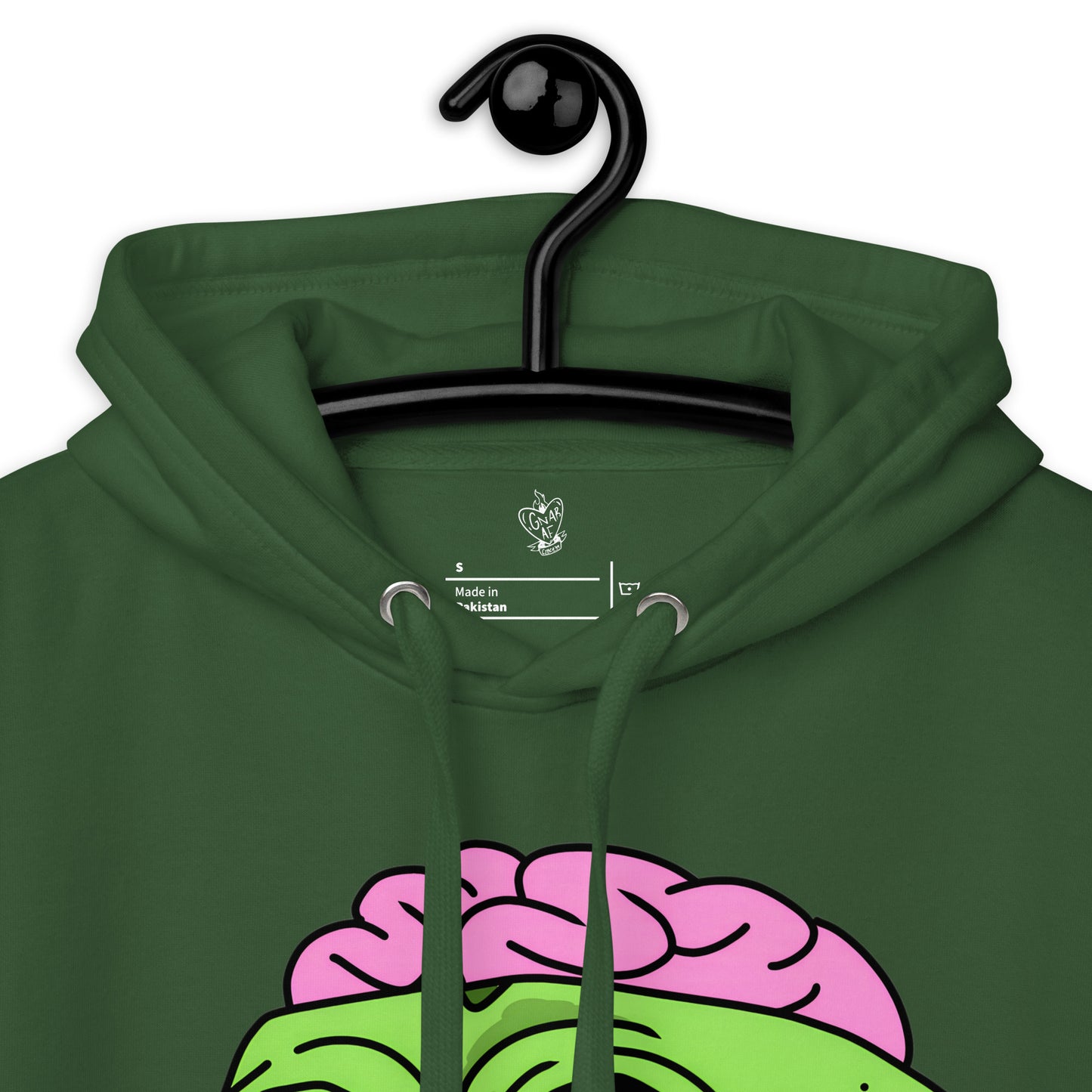 Sick Creepz Brain Skull GnarFather Unisex Hoodie