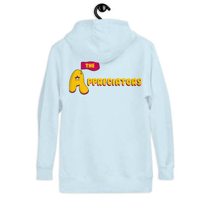 The Appreciators A Flag Logo Back Unisex Hoodie