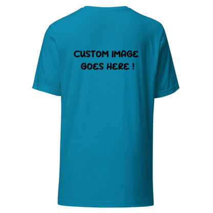SGK Unisex t-shirt Custom Logo back
