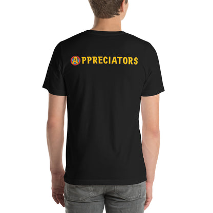 The Appreciators "A" Logo Back Unisex t-shirt