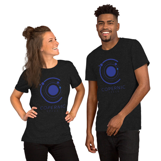 Camiseta unisex con logotipo del espacio copernico