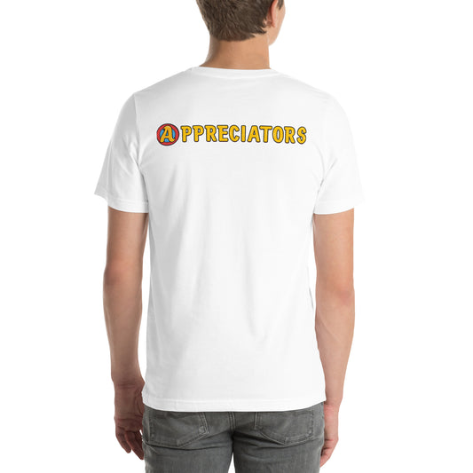 The Appreciators "A" Logo Back Unisex t-shirt