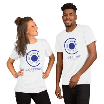Camiseta unisex con logotipo del espacio copernico