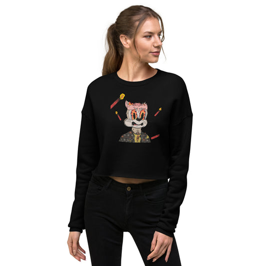 Detonated Toonz #2832 Crop Sweatshirt