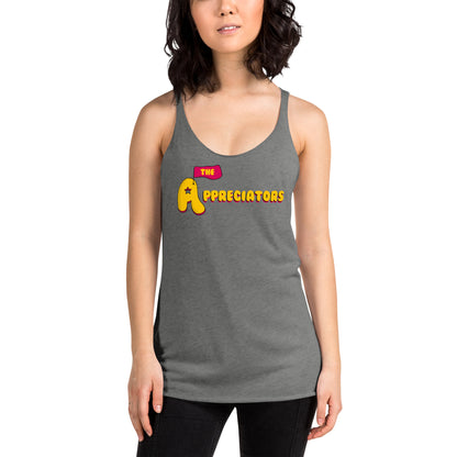 The Appreciators "A" Flag Women's Racerback Tank