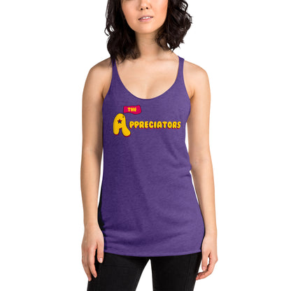 The Appreciators "A" Flag Women's Racerback Tank