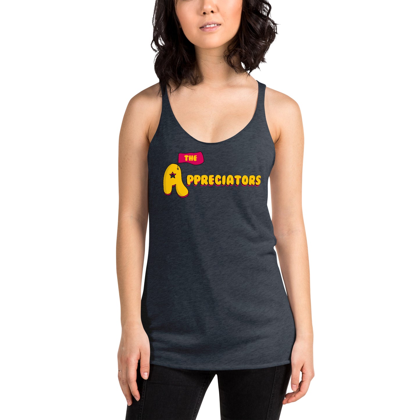 The Appreciators "A" Flag Women's Racerback Tank