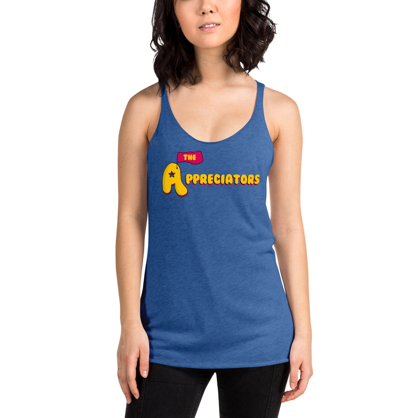 The Appreciators "A" Flag Women's Racerback Tank